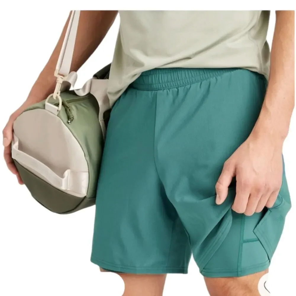 Mens Small All in Motion Teal 7 Inch Shorts